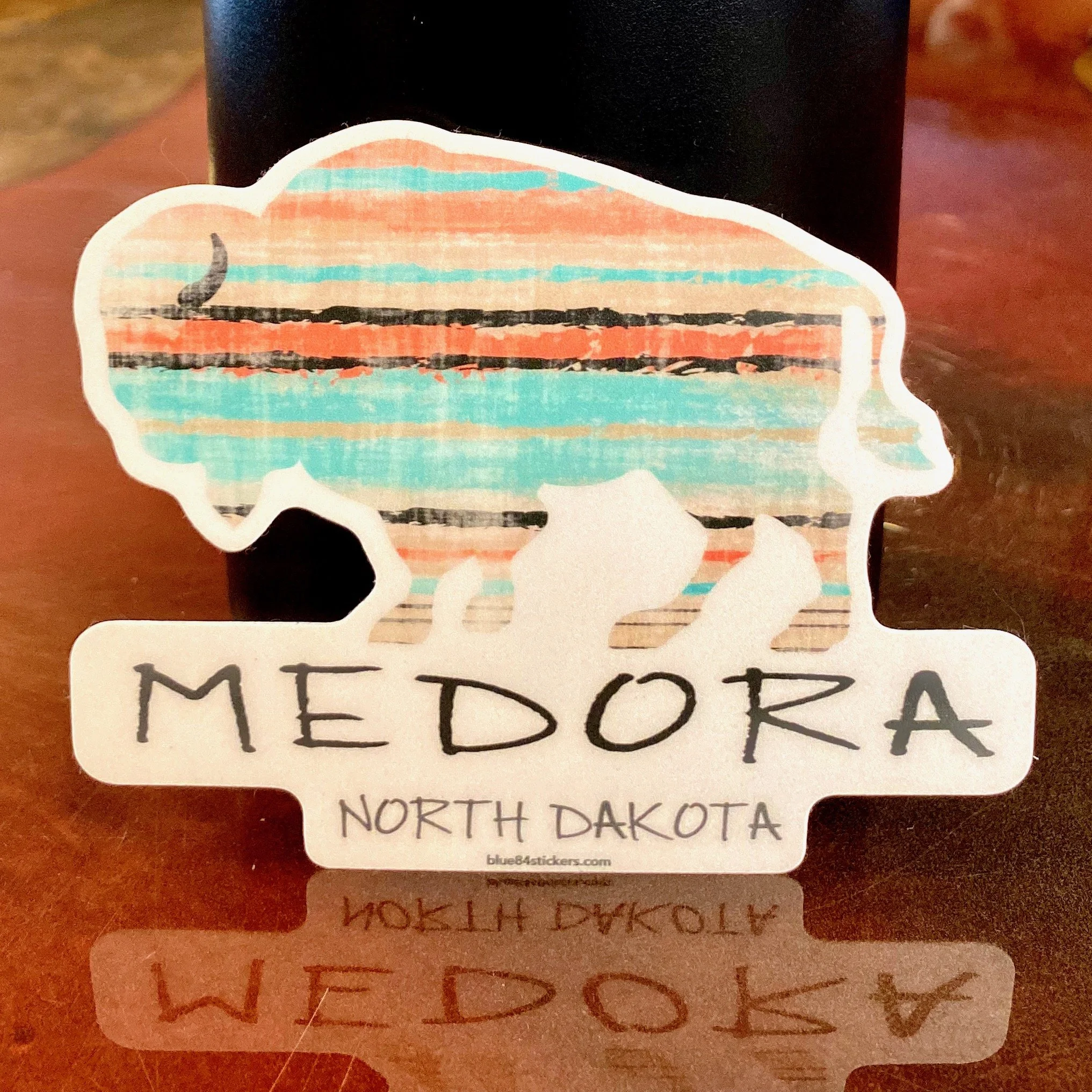 4_ Medora, ND Bison Sticker.jpeg