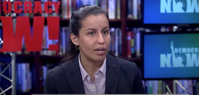 Tiffany Cabán. Photo from DemocracyNow-posted under creative commons license