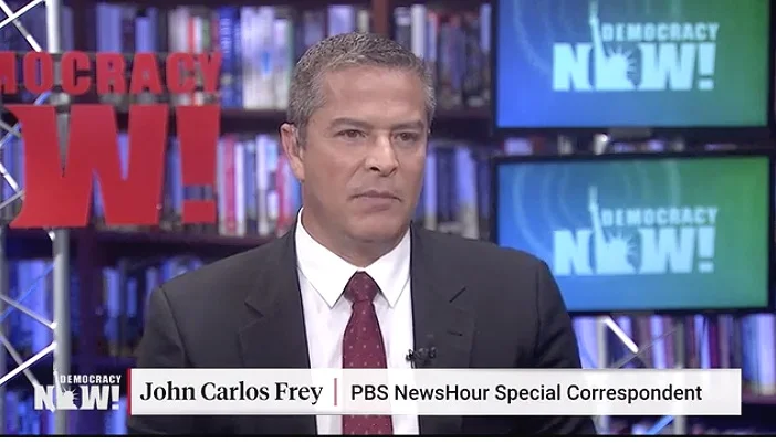 John Carlos Frey- author of “Sand and Blood” ( Democracy Now! )