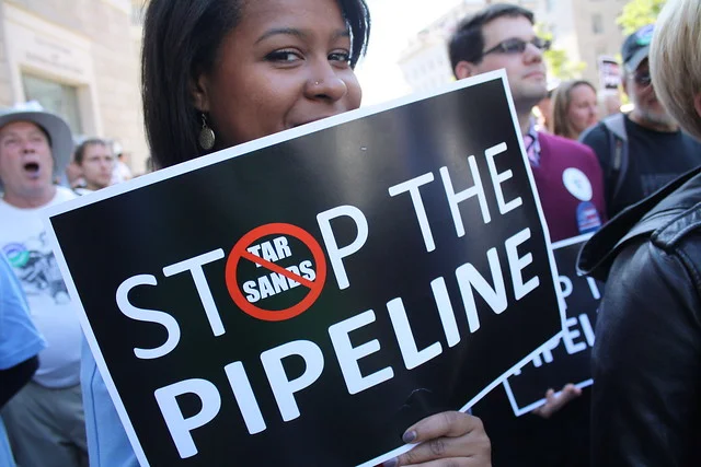 Stop the pipeline rally ( Elvert Barnes )
