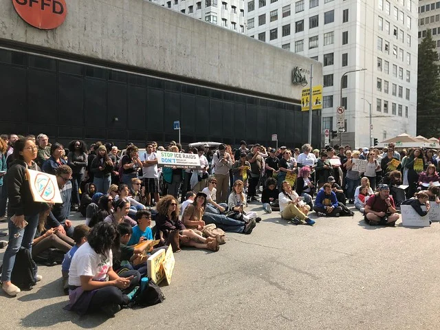 Abolish iCE Protest ( Master Steve Rapport )