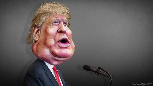 Donald Trump - Caricature ( DonkeyHotey )