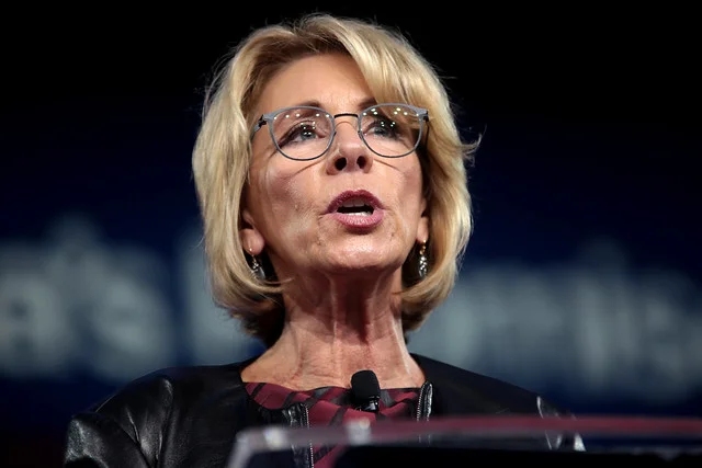 Trump’s “Education” Secretary Betsy DeVos ( Gage Skidmore )