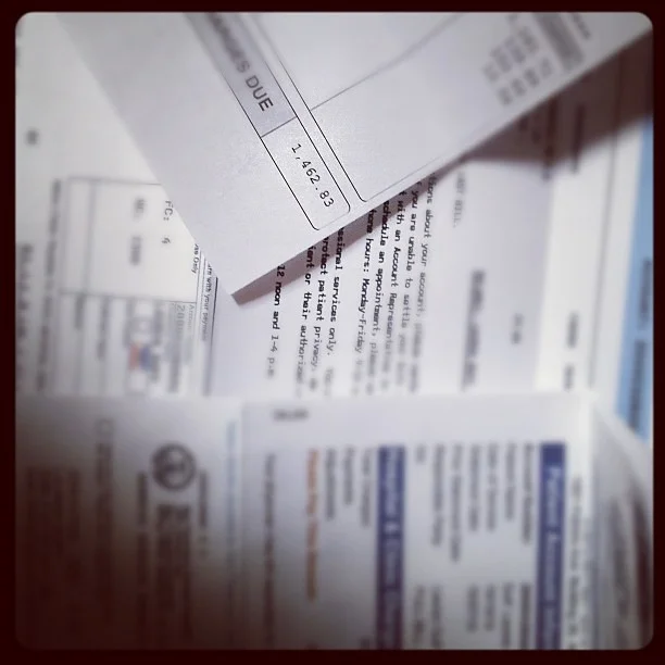 medical bill WITH health insurance ( Lauren )