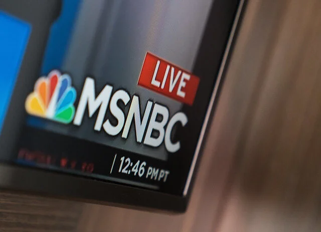 MSNBC on TV ( Tony Webster )