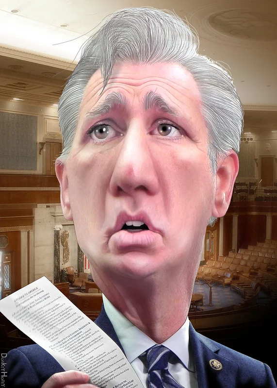 Kevin McCarthy - Caricature ( DonkeyHotey )