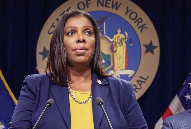 New York Attorney General Letitia James Vows to Continue Trump Investigation, Which Would Not Be Curtailed by a Possible Trump Federal Pardon