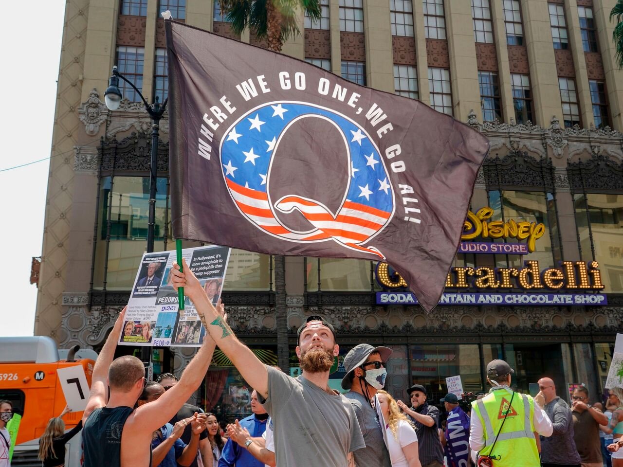 Trump Helps Bolster Qanon's Grotesque Conspiracy Theories