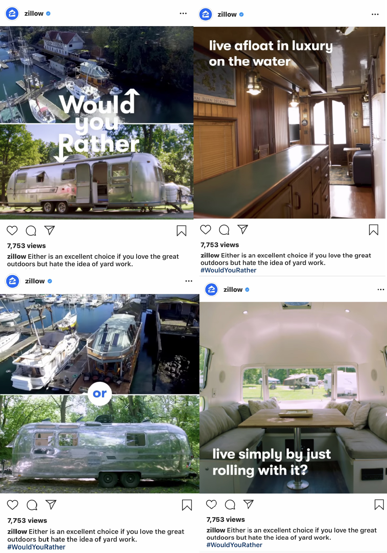  Helped rethink Zillow’s existing 360 content strategy to be relevant in light of the pandemic —&nbsp;and then implement it, fast. Focused on equal parts information and inspiration: useful how-tos to address people’s real-time anxieties, mixed with 