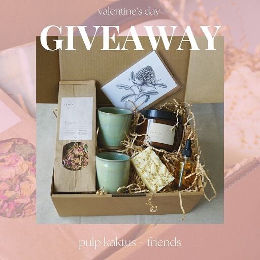 Valentine&rsquo;s Day Giveaway!

Our friends at @pulpkaktus have kindly put together a one of a kind, Valentine&rsquo;s Day gift box that we all want to send to a special supporter of our businesses. The box includes a selection of handmade, Australi