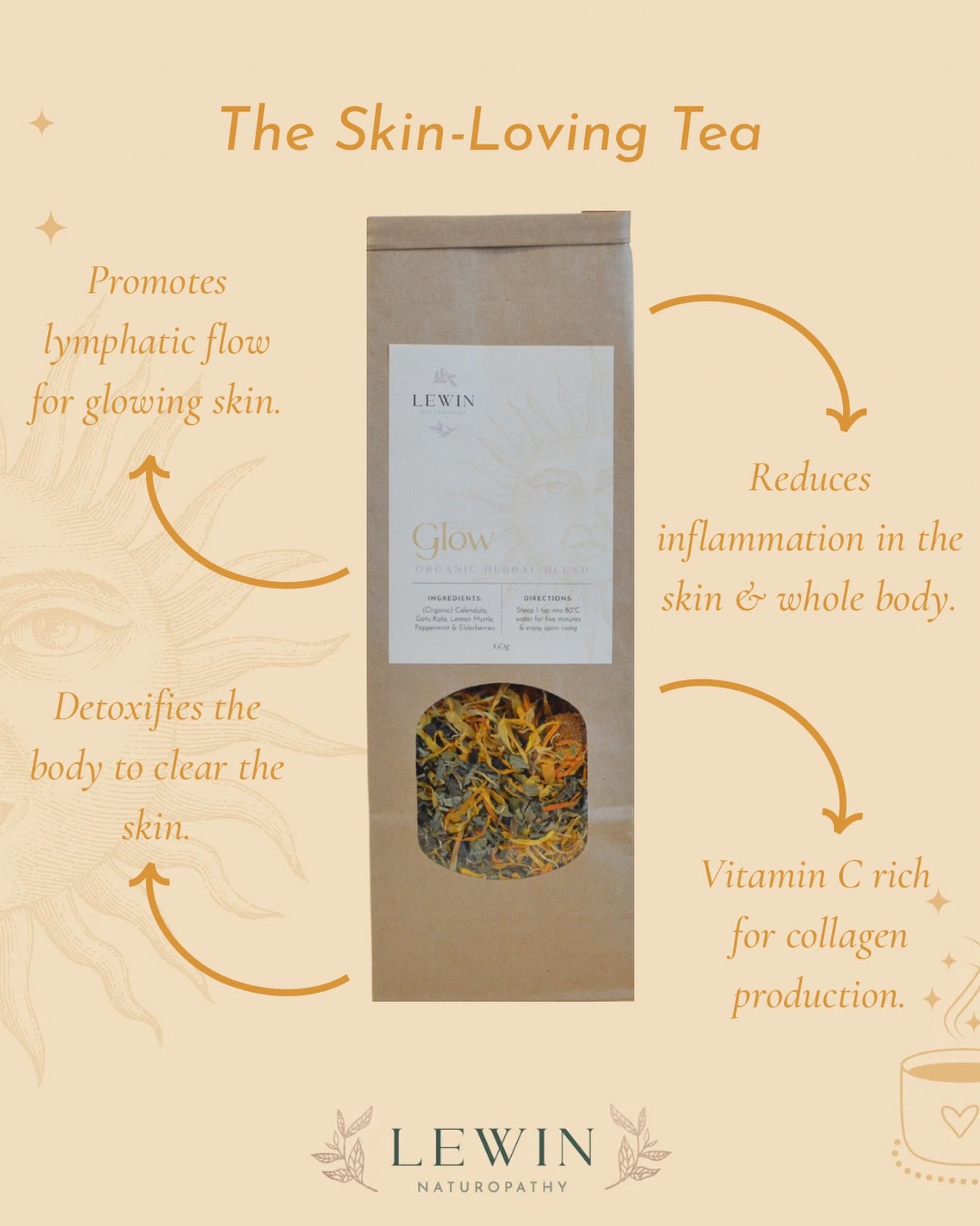 Have you tried our skin-lovin&rsquo; Glow Tea? ✨

This beauty-supporting blend is filled with antioxidant-rich herbs that work to calm inflammation, support liver detoxification, and promote clear, radiant skin from the inside out. 🌿

It&rsquo;s a g