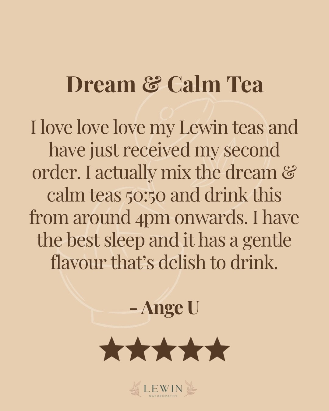 We love getting your reviews! ⭐️⭐️⭐️⭐️⭐️

It&rsquo;s always beautiful to see how you use our tea in your everyday lives. It&rsquo;s all about creating simple and intentional rituals with tea. 🫖

Whether it is to help you unwind at the end of your da