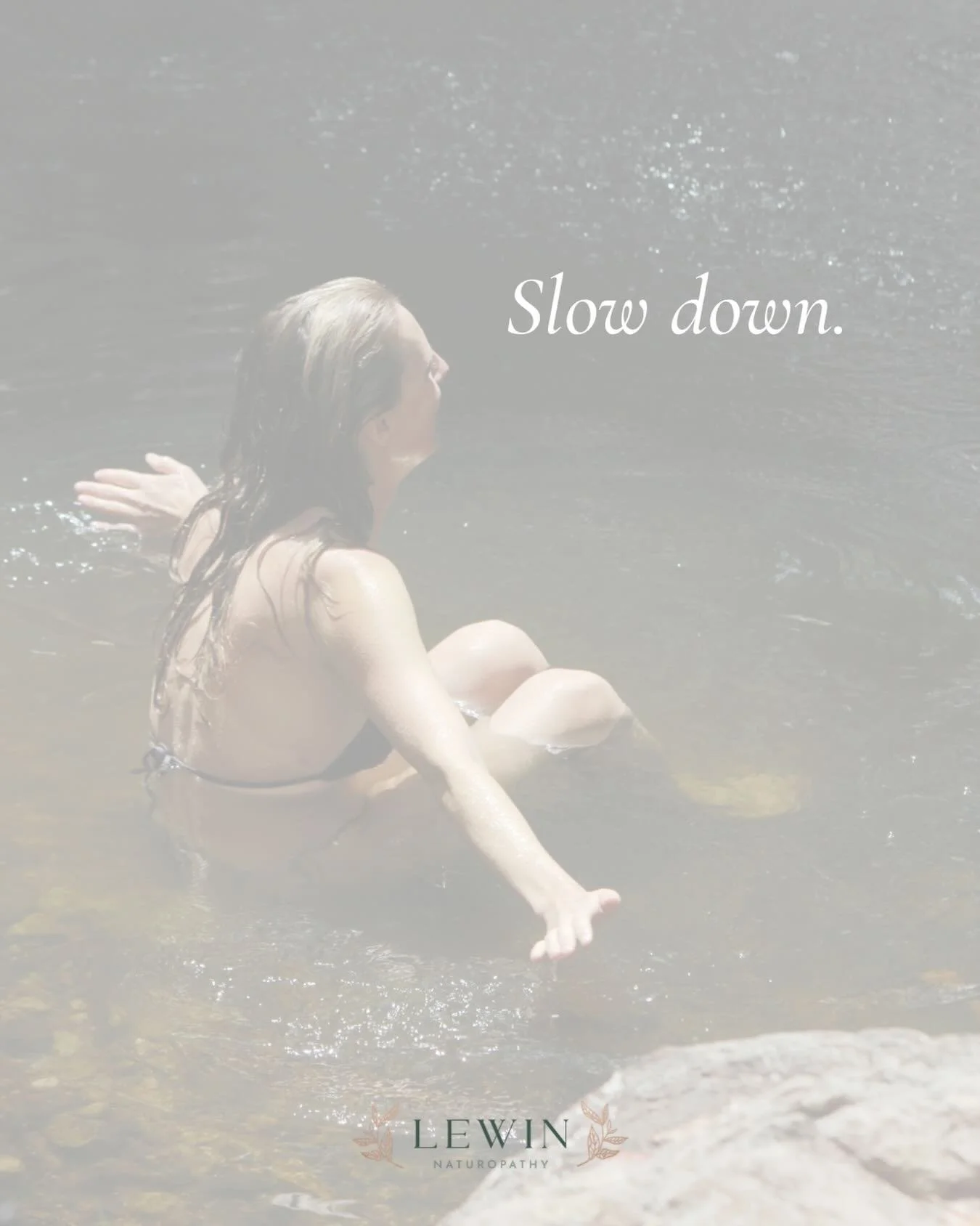 Do less. Be more. 
That&rsquo;s all x