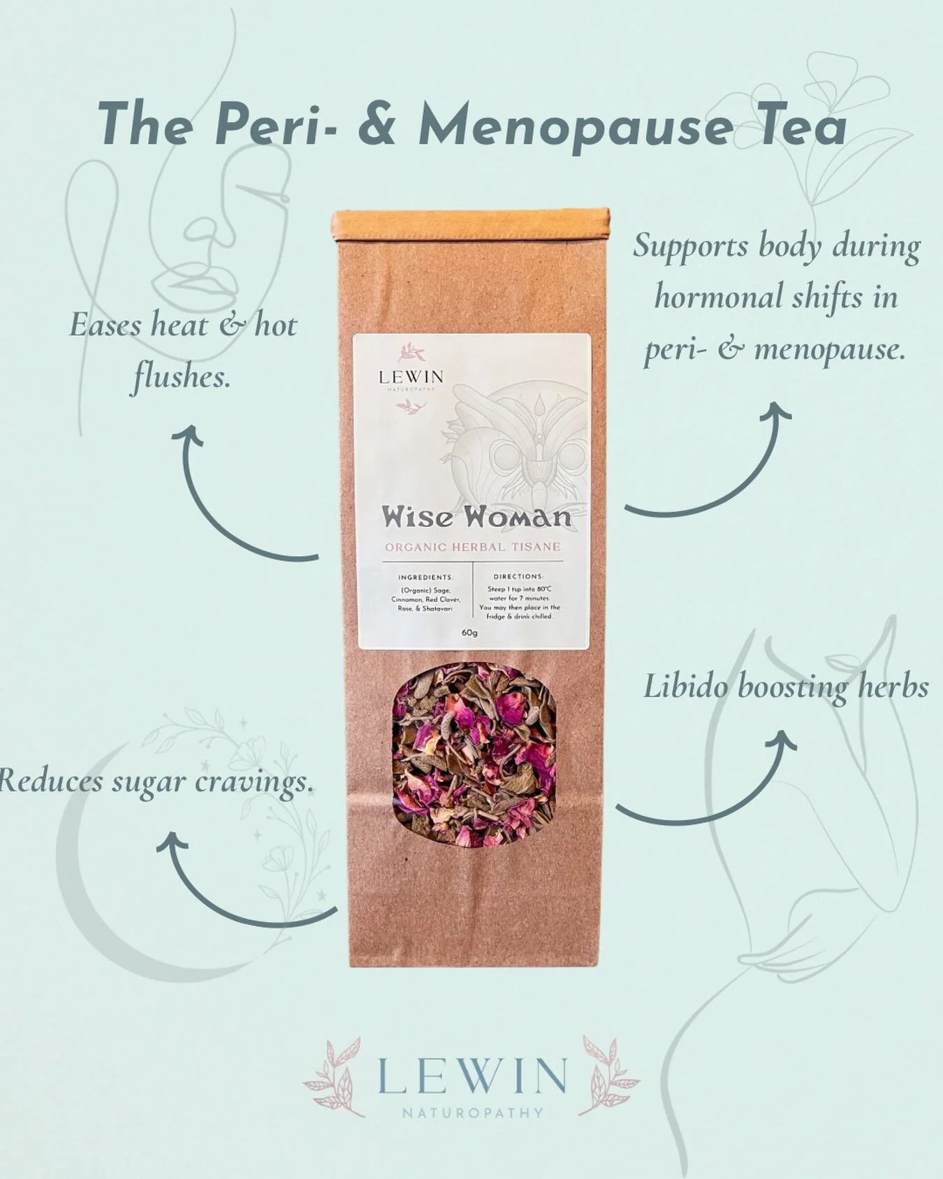 For the woman in transition, a transition to be celebrated. 💫
Years lived, wisdom gathered. 
Moving into the archetype of the wise woman. 
Your experiences and life lessons are important. 
We need to hear your teachings. 🗣️

Crafted to support the 