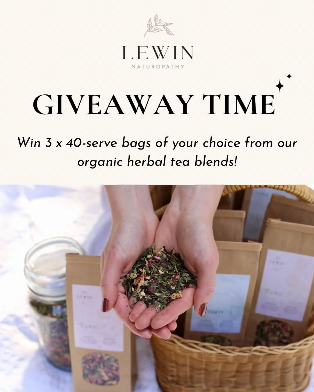 ✨ Let&rsquo;s bring in the new year with some fresh self-care rituals 🌿

We&rsquo;re giving away 3 of our organic herbal tea blends to help you create a little daily magic.

Scroll through the carousel to choose the 3 blends you&rsquo;d like to win 