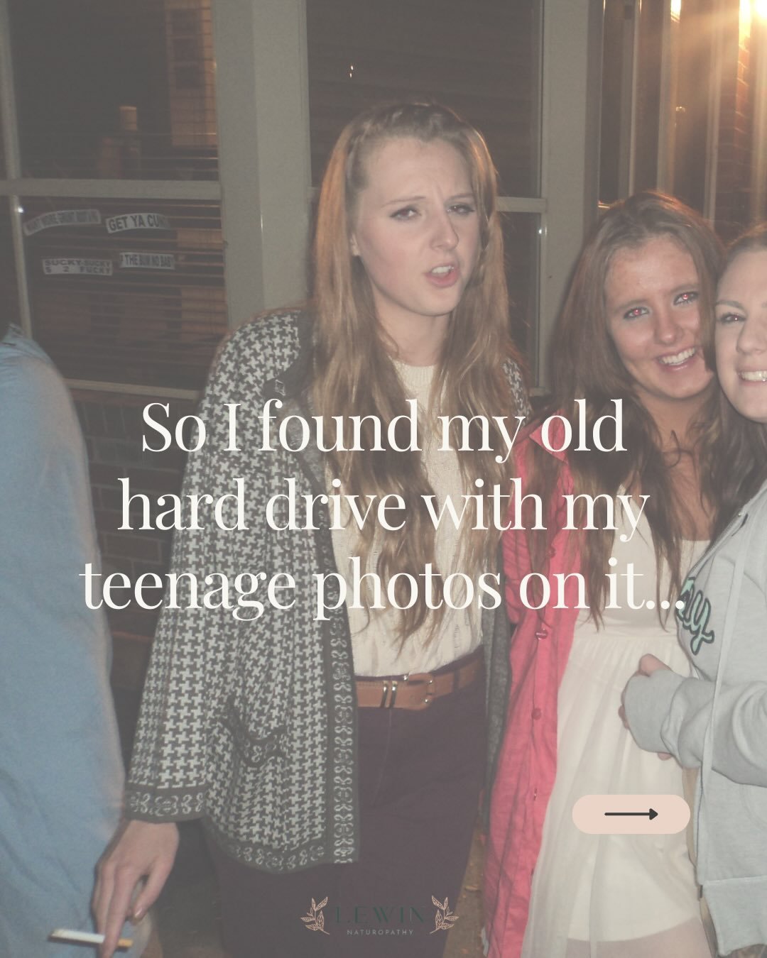 Nothing like going through old photos to ignite an unexpected inner-teenager healing journey. 🙈

In these photos, I&rsquo;m 16 &amp; 17 and at my lowest point. Every weekend, I sought escape through alcohol and so ridiculous amount of cigarettes. My