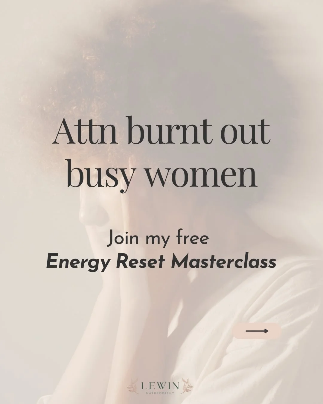 You don&rsquo;t need more discipline.
You don&rsquo;t need to push harder.

You need your energy back.

If you&rsquo;ve been feeling burnt out, flat, wired-but-tired, emotional, or like you&rsquo;re running on fumes just to get through the day&hellip