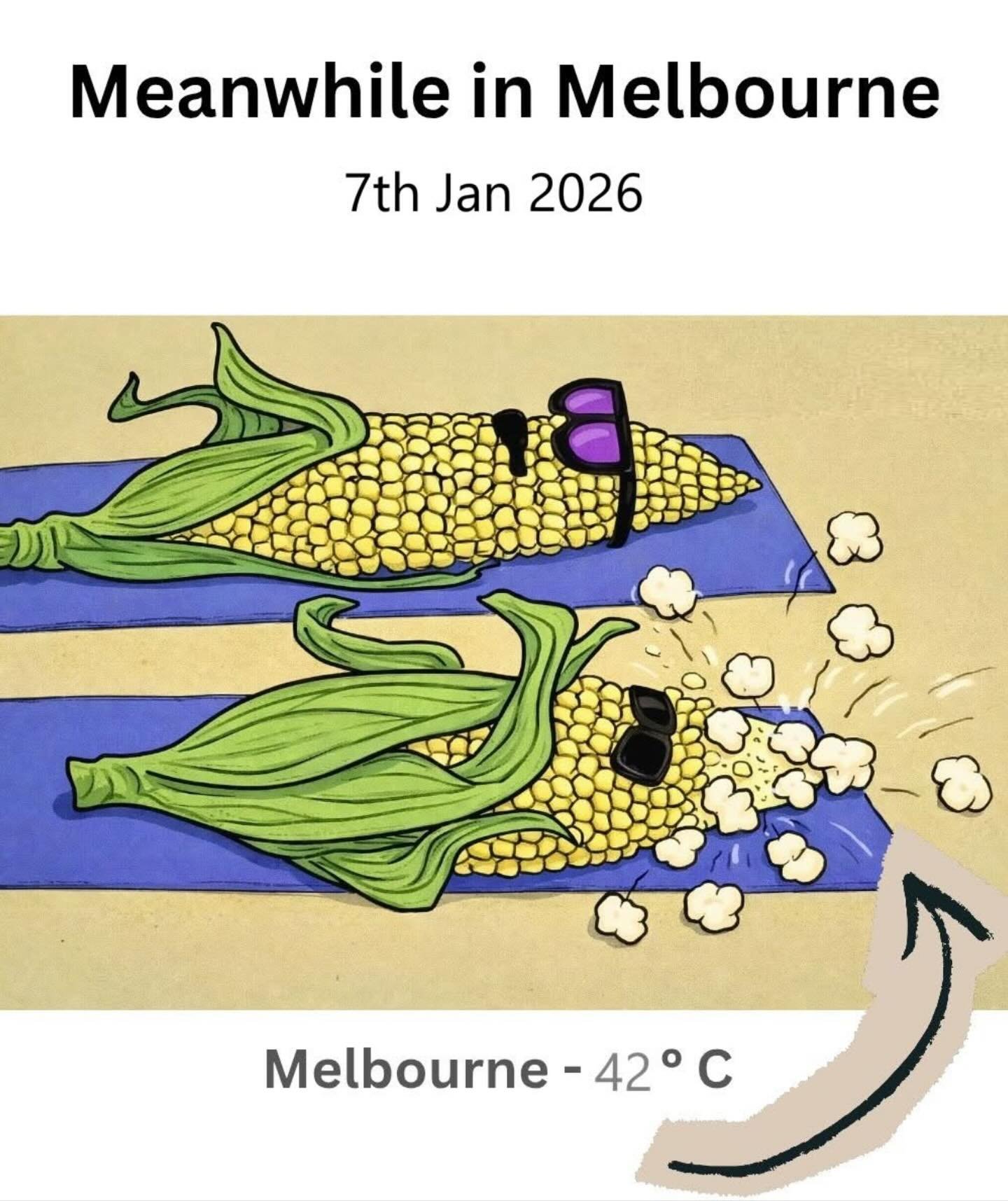 42&deg; and still serving 🌽🔥Order online www.cornutopia.com.au for pickup tonight and let us handle dinner 🌮
#cornutopiatacos #foodtruck #mexicanfood #burritos #dinner