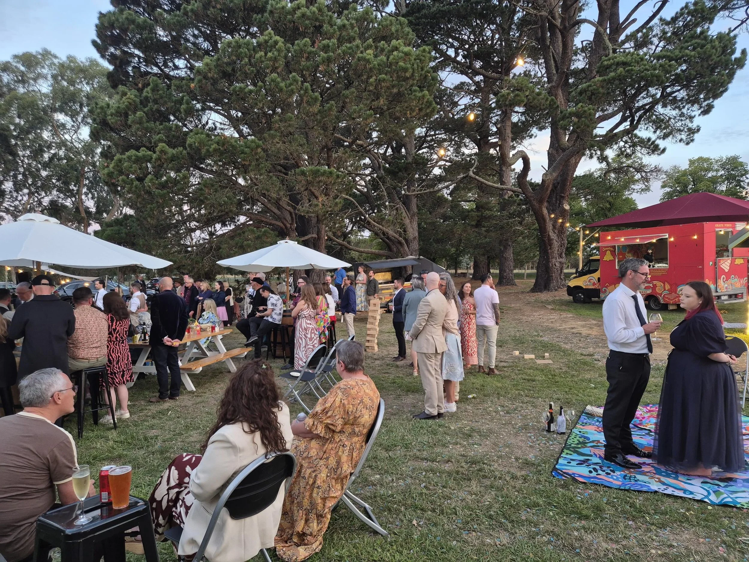 Good food, great company, and one very happy couple. We loved being part of this one. Enquire about private event catering via the link in bio. 🚚✨

#catering #foodtruck #tacotruck #weddingcatering #mobilecatering