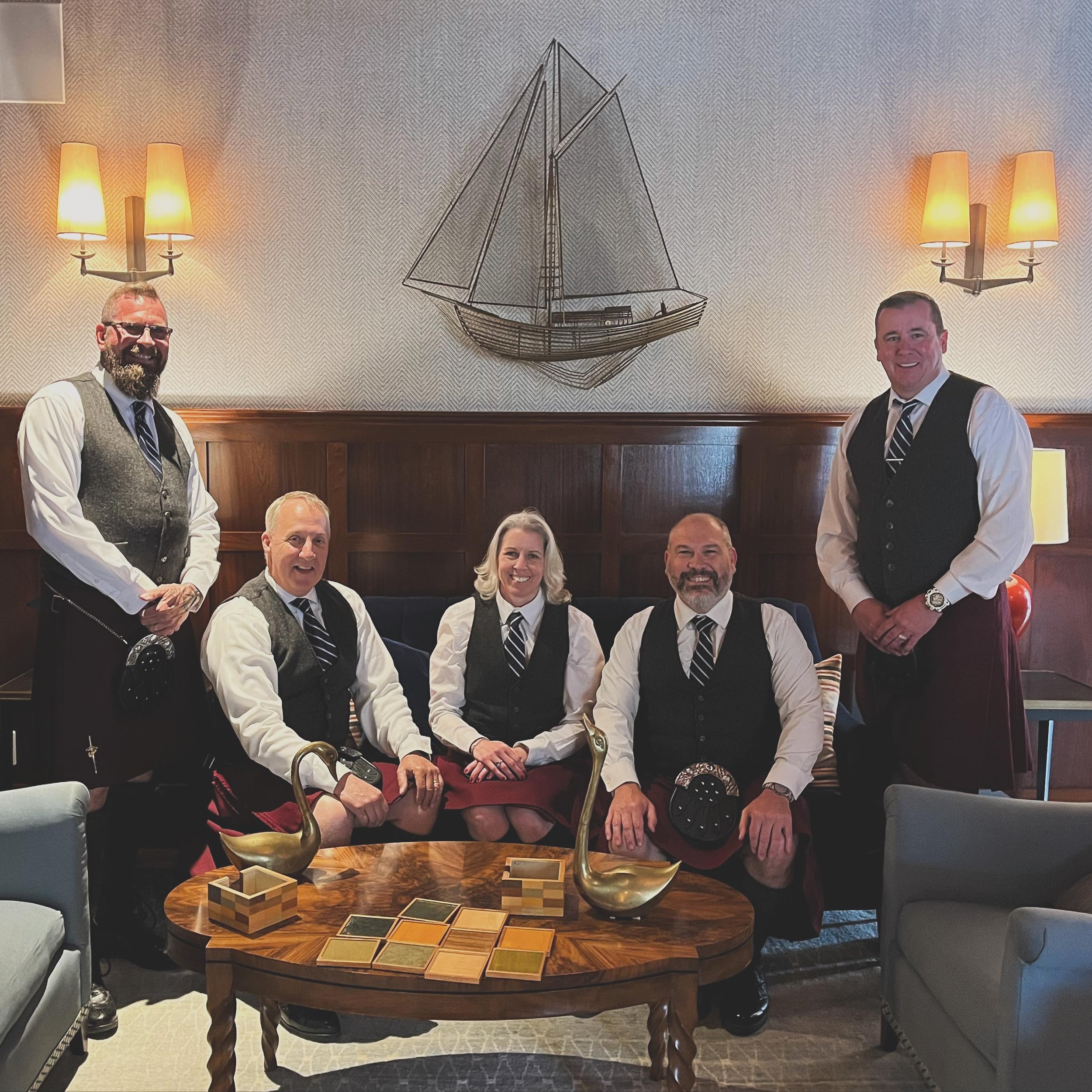 This weekend a few of our members were asked to be a part of a beautiful wedding at Peconic Bay Yacht Club. Father of the Bride, Tom O&rsquo;Reilly was so excited to have the band as it was a long family tradition to have bagpipers at family weddings