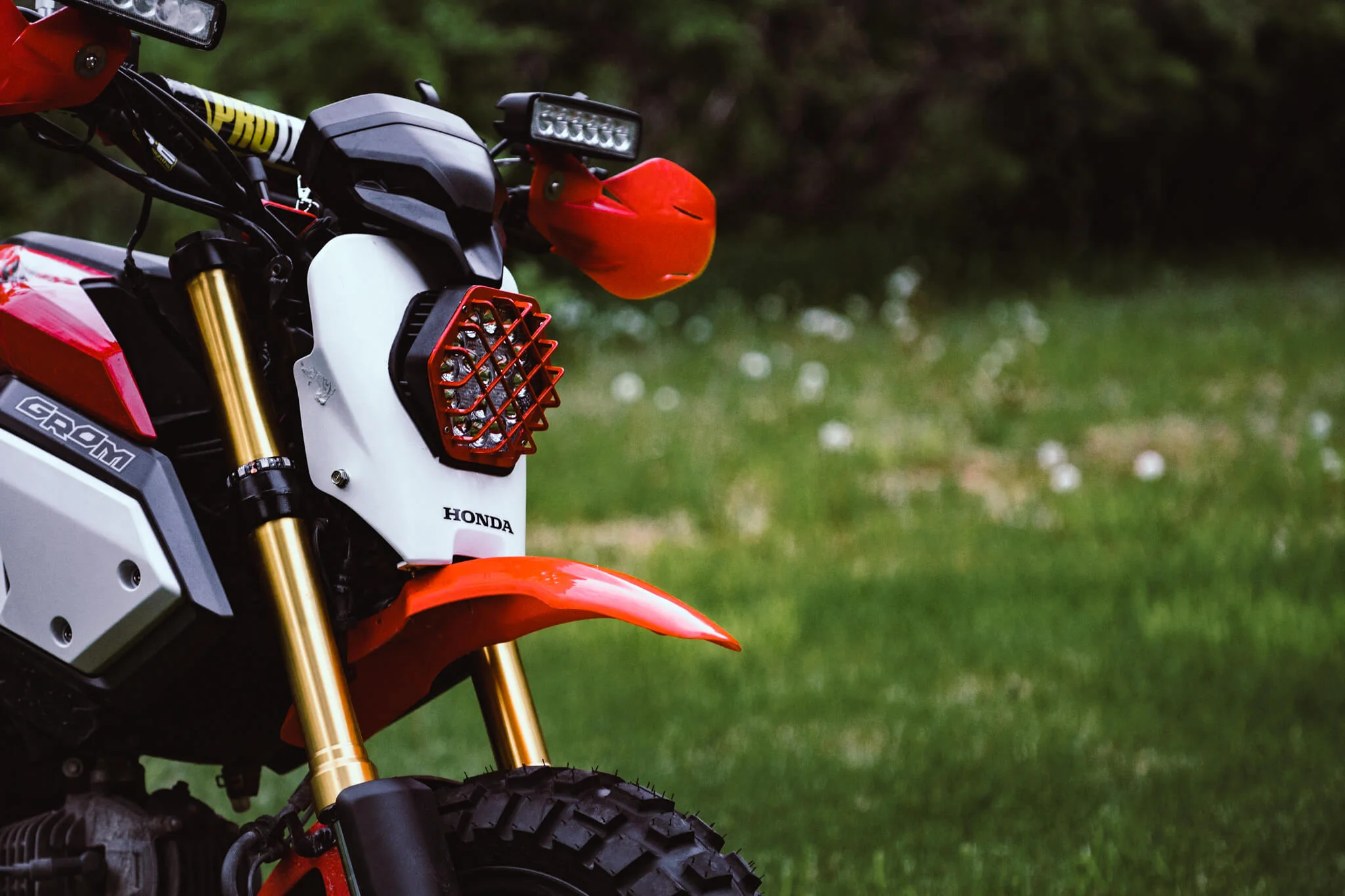 honda grom dirt bike fender