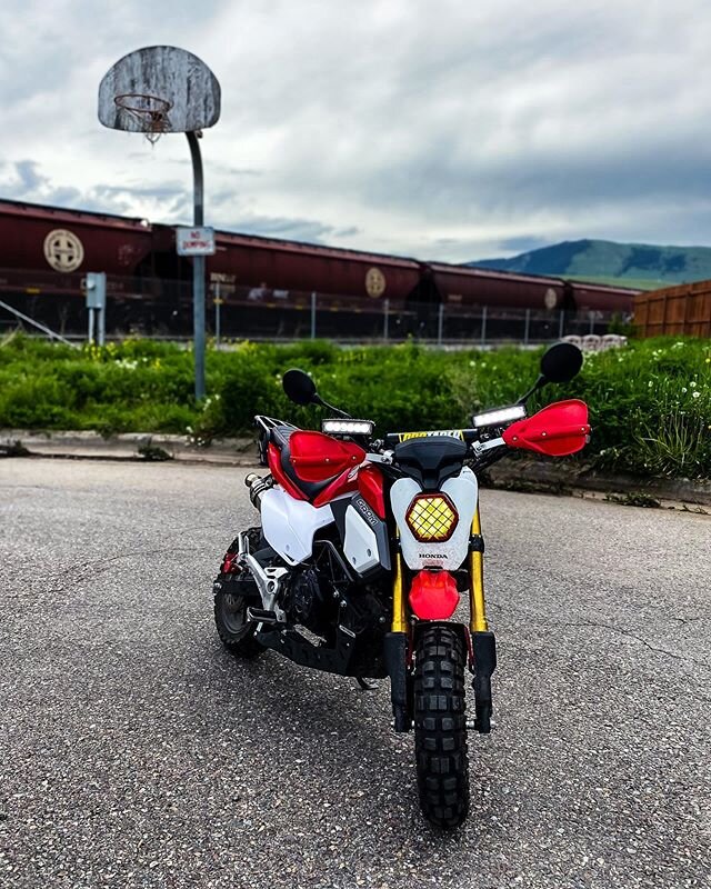 Testing my skills on the court- I tend to &ldquo;travel&rdquo; with the Grom, which leads to foul play.
&mdash;&mdash;&mdash;&mdash;&mdash;&mdash;&mdash;&mdash;&mdash;&mdash;&mdash;
#grf125
#wandergrom
#wanderlustnotless
#dhmotoring
#trexracing
↟
↟
↟