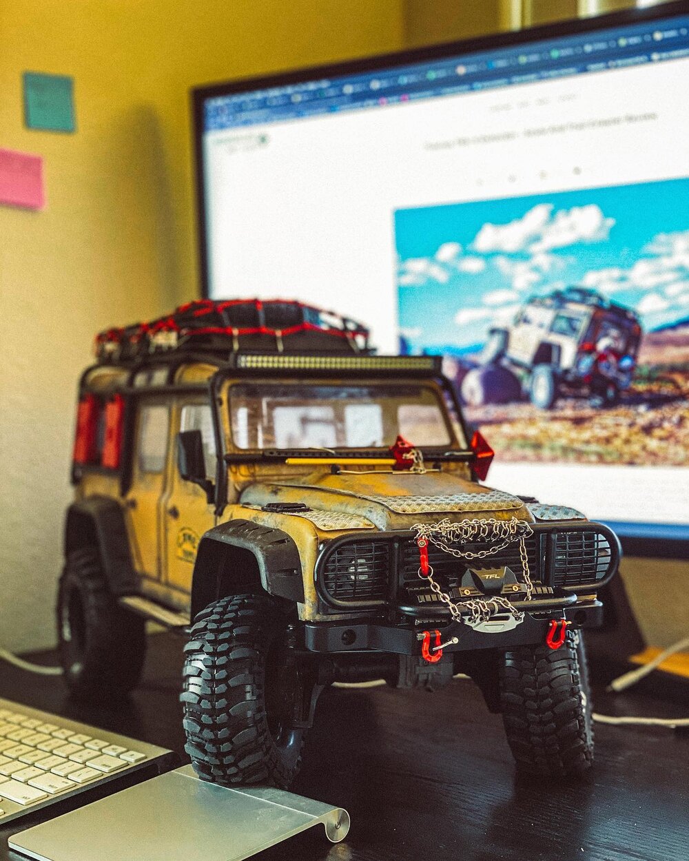 New bumper, wheels &amp; tires. I still need to test them out, but that's what this evening is for!
&mdash;&mdash;&mdash;&mdash;&mdash;&mdash;&mdash;&mdash;&mdash;&mdash;&mdash;&mdash;
#wanderremote #wanderlustnotless
@traxxas 
&mdash;&mdash;&mdash;&