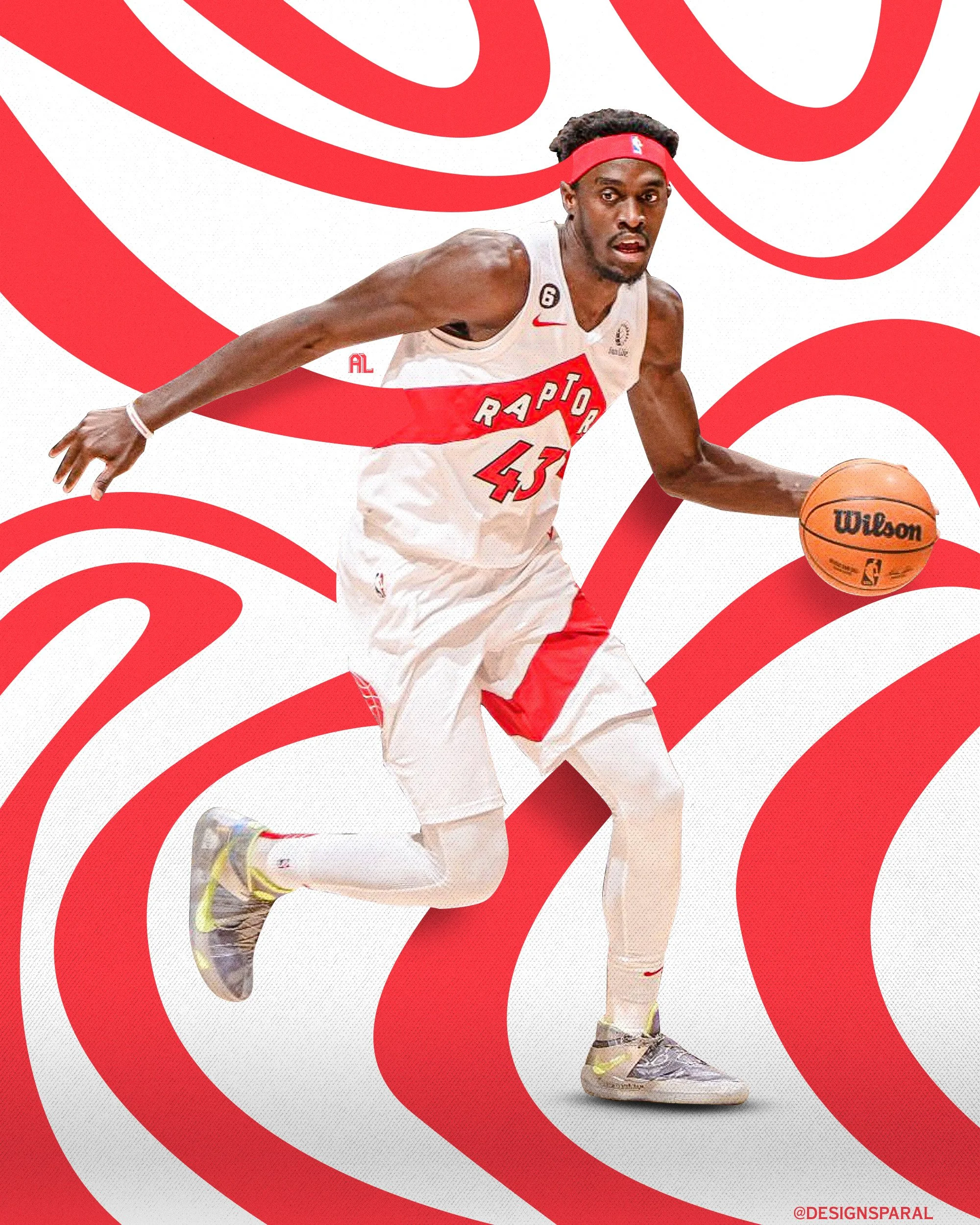 Pascal Siakam - Ribbons (personal work)