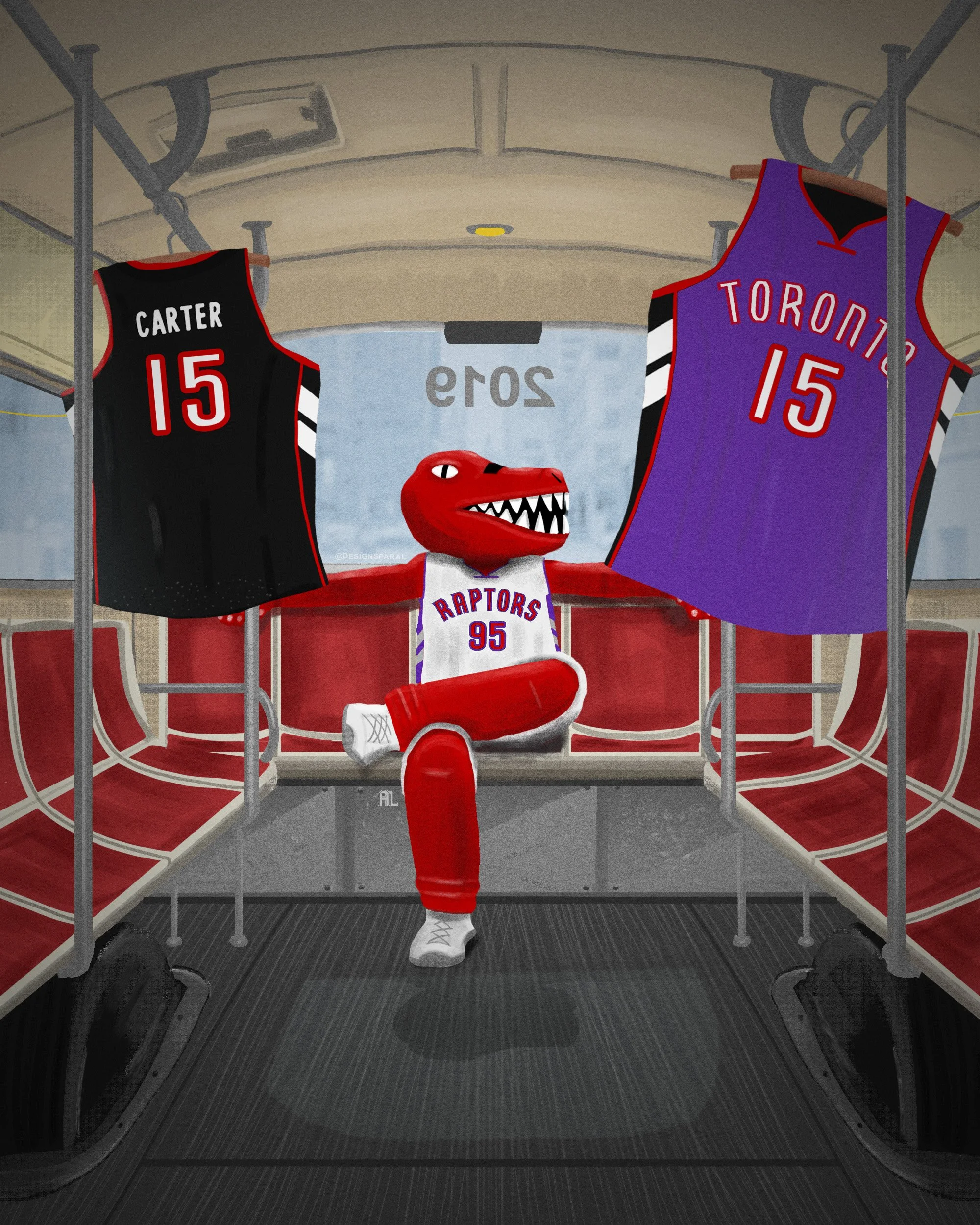 Raptors 30th season BUS w Jerseys.jpg