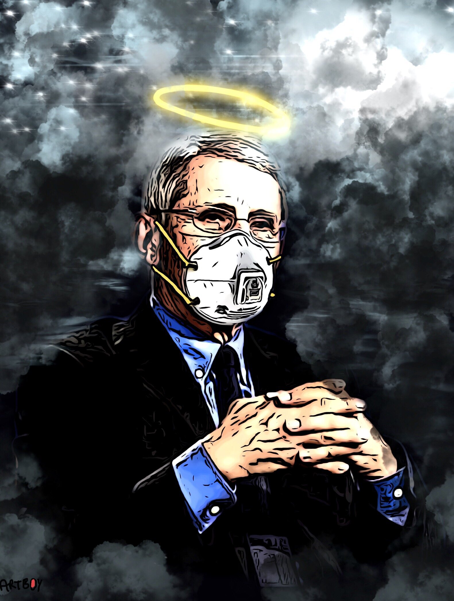 Covidiot Saint Fauci, 2020