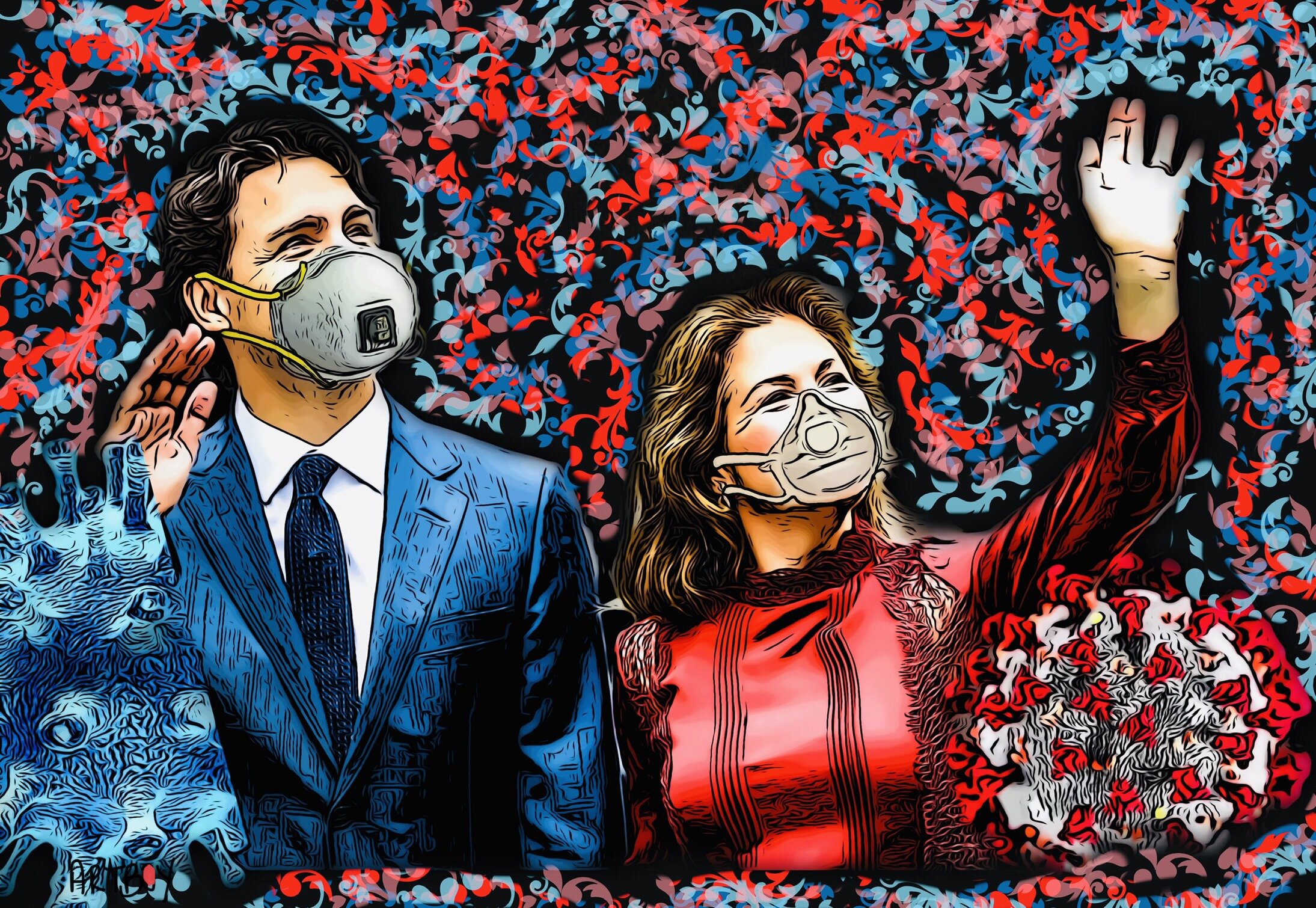 Covidiots The Trudeaus, 2020