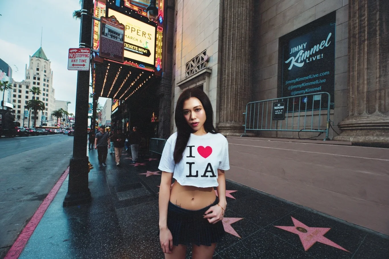 &ldquo;I ❤️ LA&rdquo;
Hitting the streets of Hollywood with @suuhleena 🍿🎬🌴

Photos by: Chris Melegos
Styling by: @jennyy 

#laphotographer #editorialphotographer #creativeportaits #davidlachapellephotography