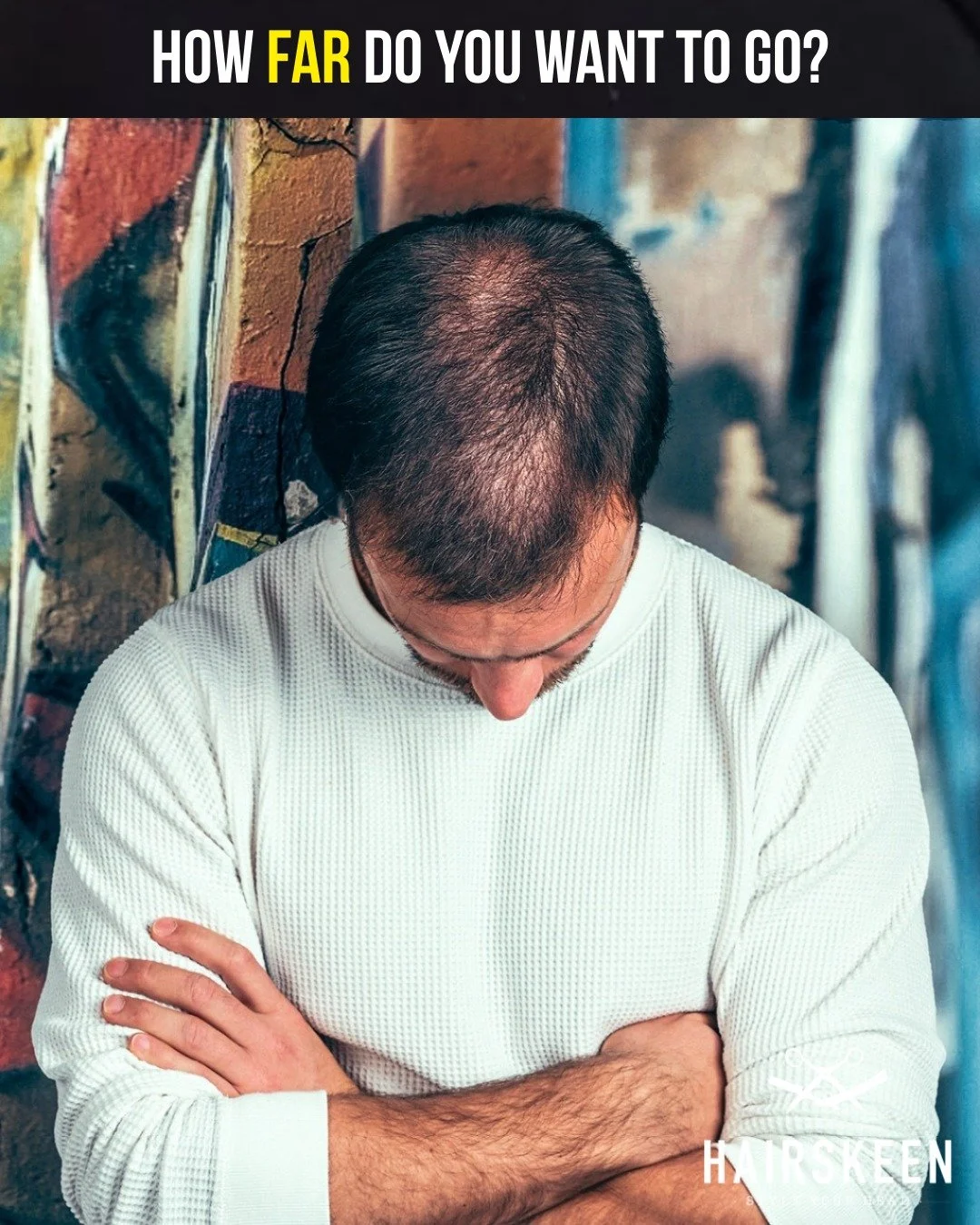 And you? How far do you want to go? 💭 
Change your life with Hairskeen – the world’s best men’s hair systems.  It’s not just about restoring hair, it’s about restoring confidence, freedom, and the life you want to live