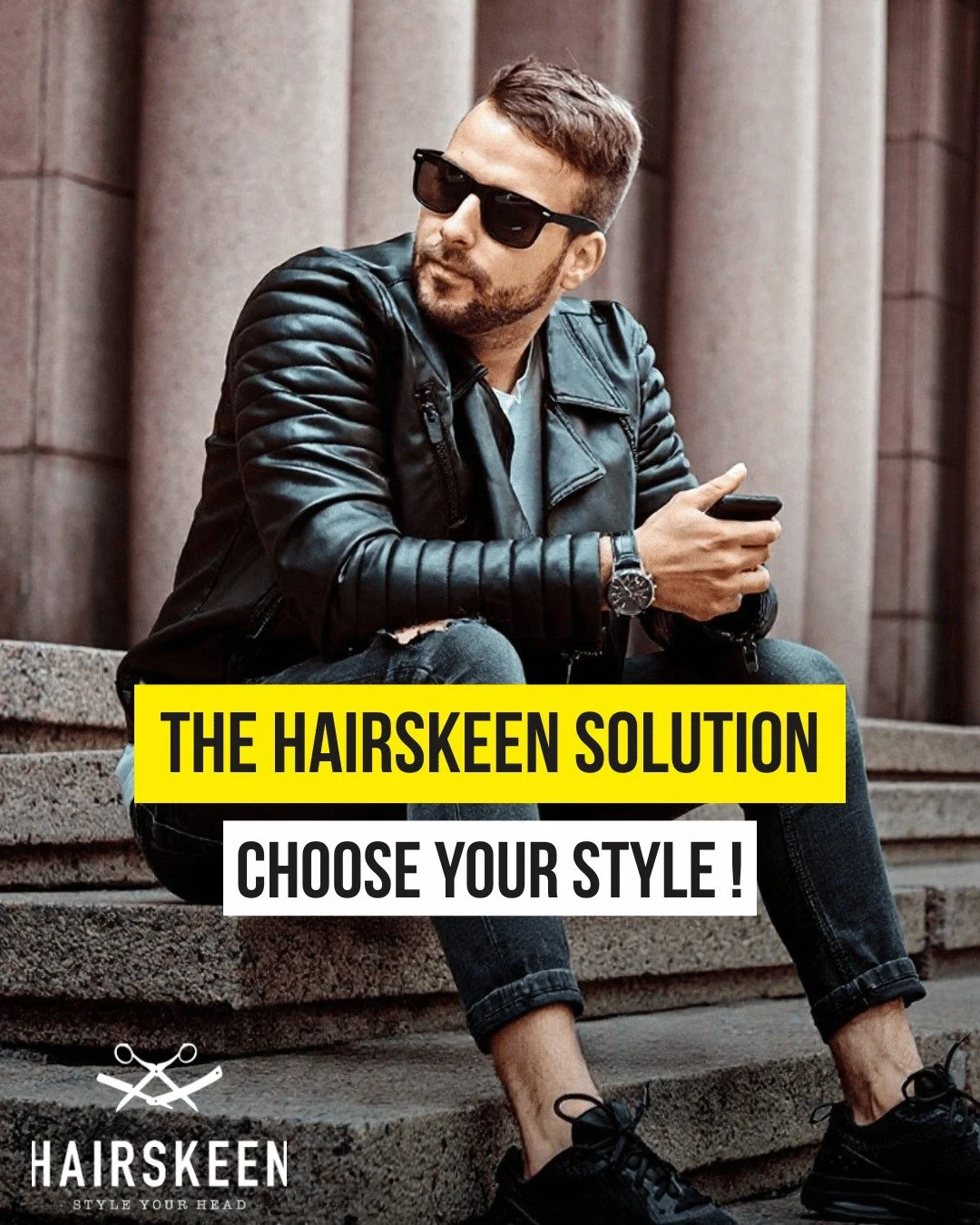 Looking to get your#hairtransformation 
Hairskeen is the solution you’ve been waiting for. ✨  We guide you every step of the way to create a natural, personalised result that matches your lifestyle and your style. Don’t let hair loss hol