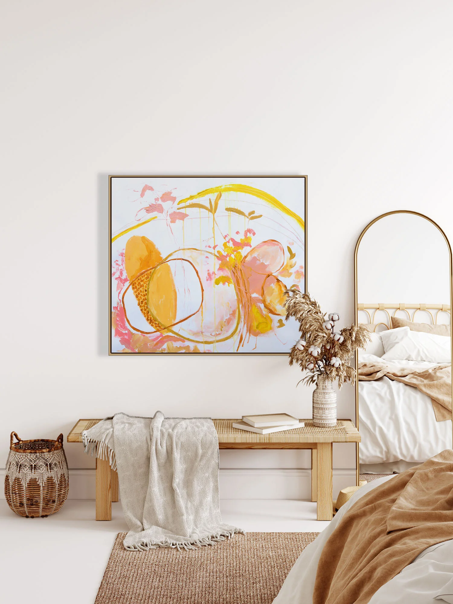 'Soul Signature 3'. Acrylic and Mixed Media Painting on Canvas (33 x 29.5 inches)