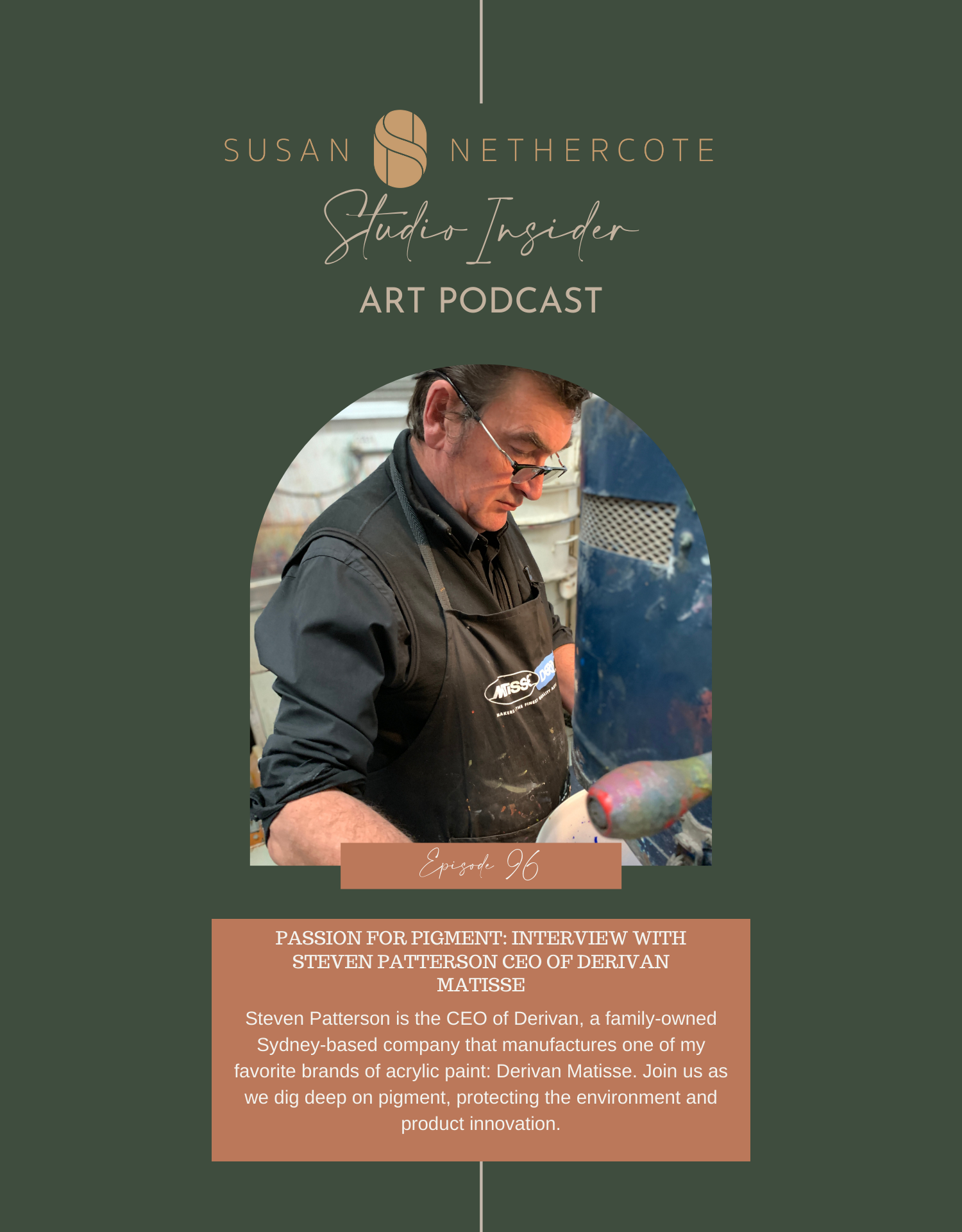 96. Talking Pigment and paint innovation with Derivan Matisse CEO Steven Patterson
