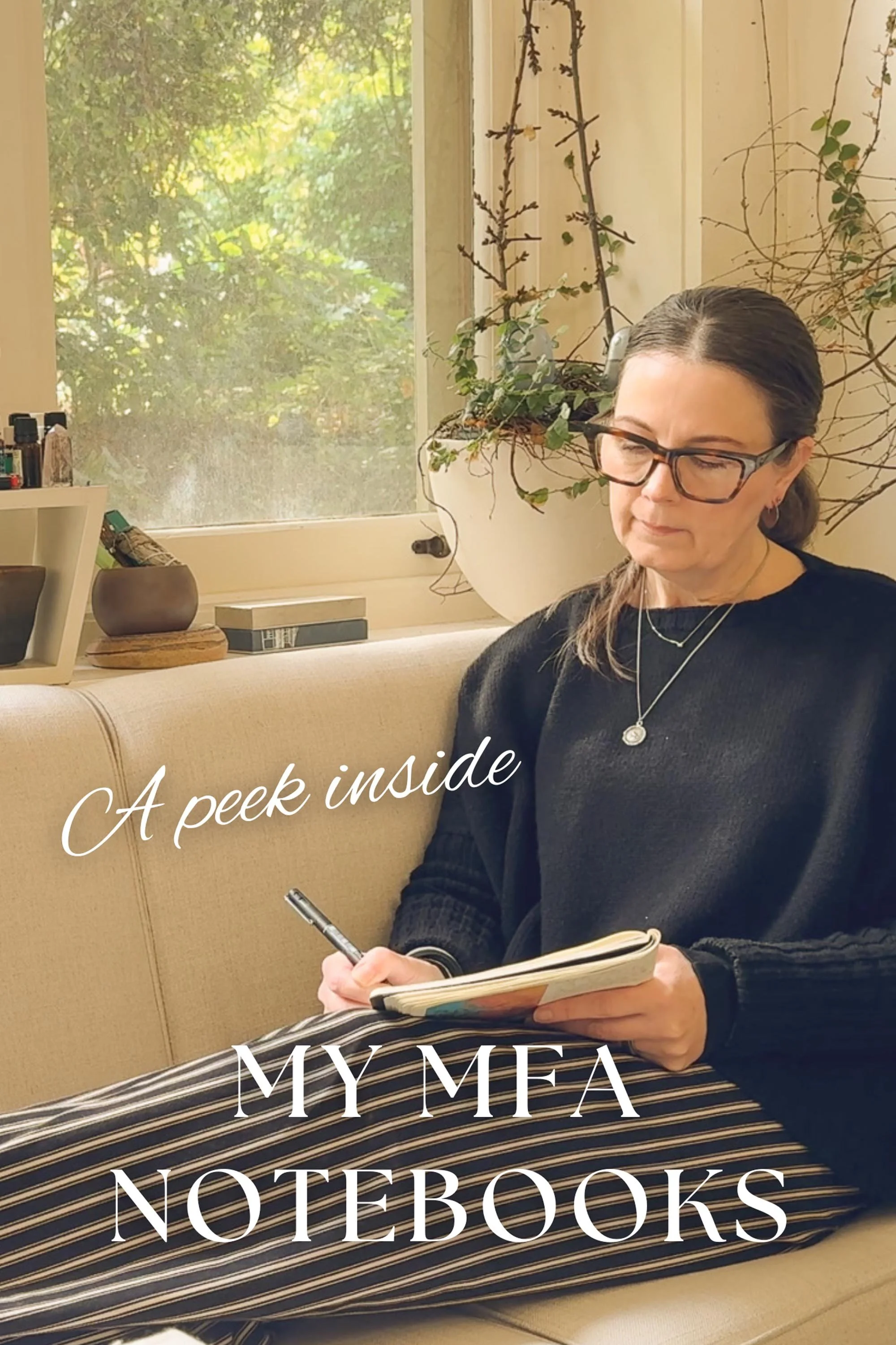 A Peek Inside My MFA Notebooks | Research Journals, Studio Journals &amp; Sketchbooks│Flip through