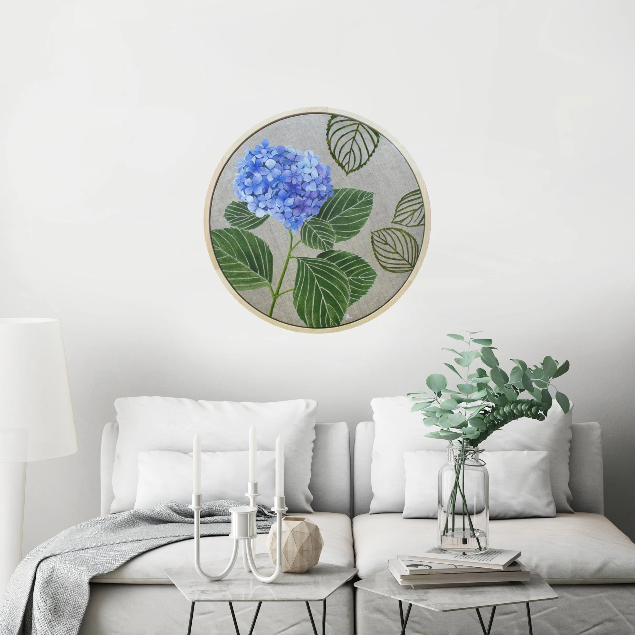 Herbarium Silhouette - Hydrangea