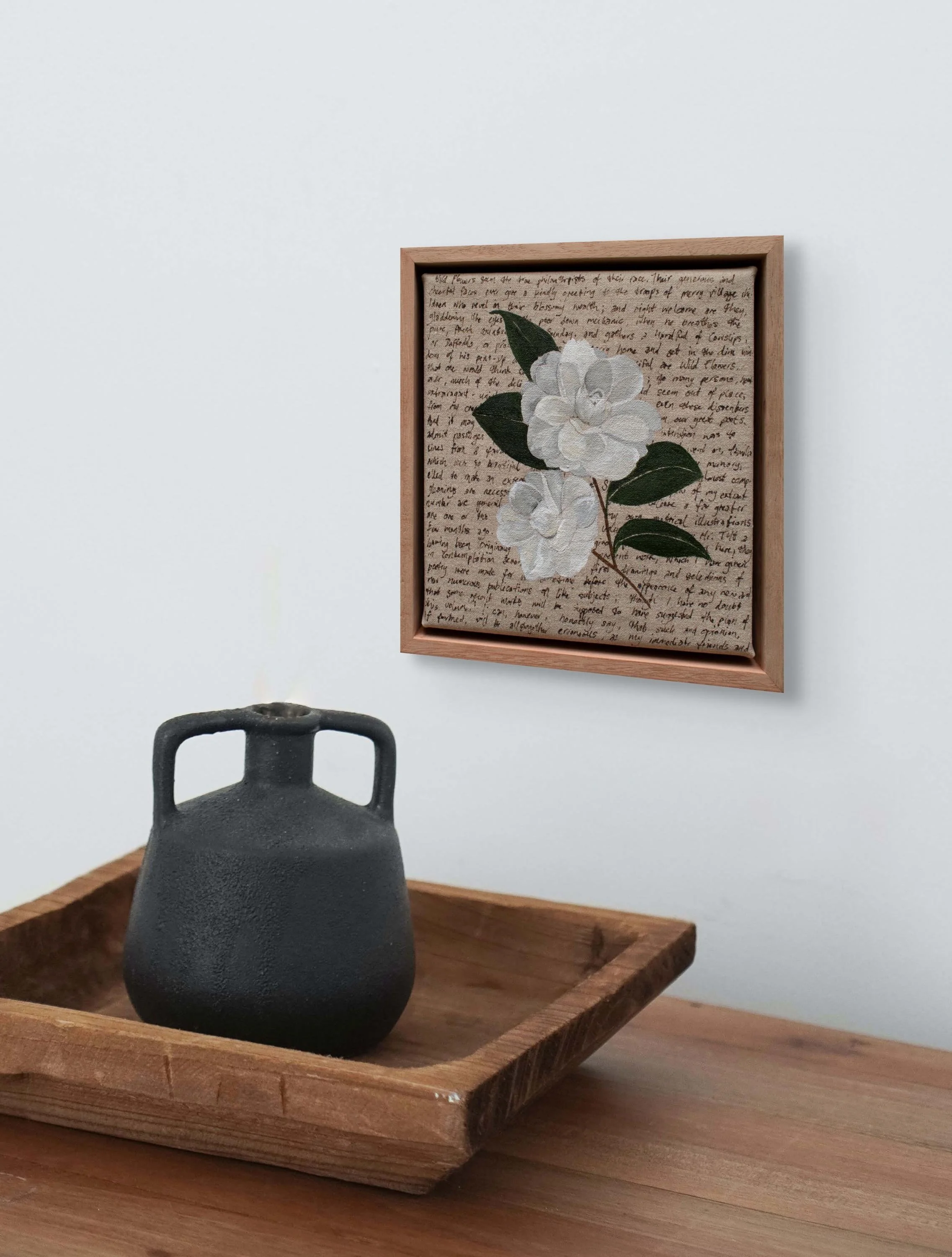 An Ornamental Education - White Camellia