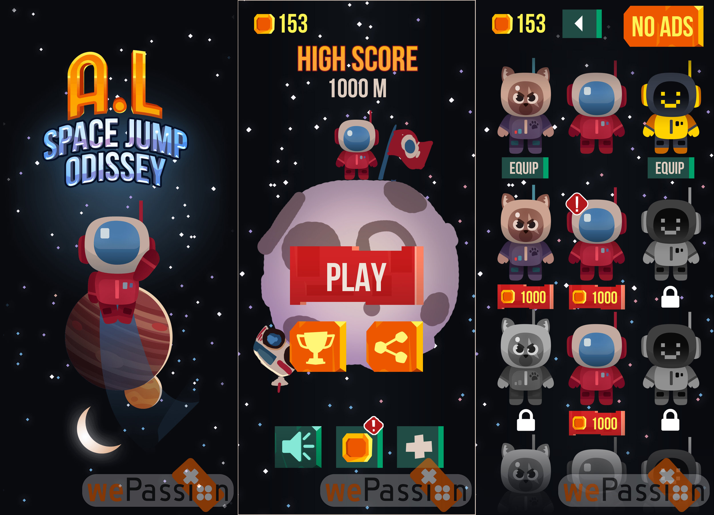 Re-design Doodle Jump UI Game.. #userinterface #game #design #ui 