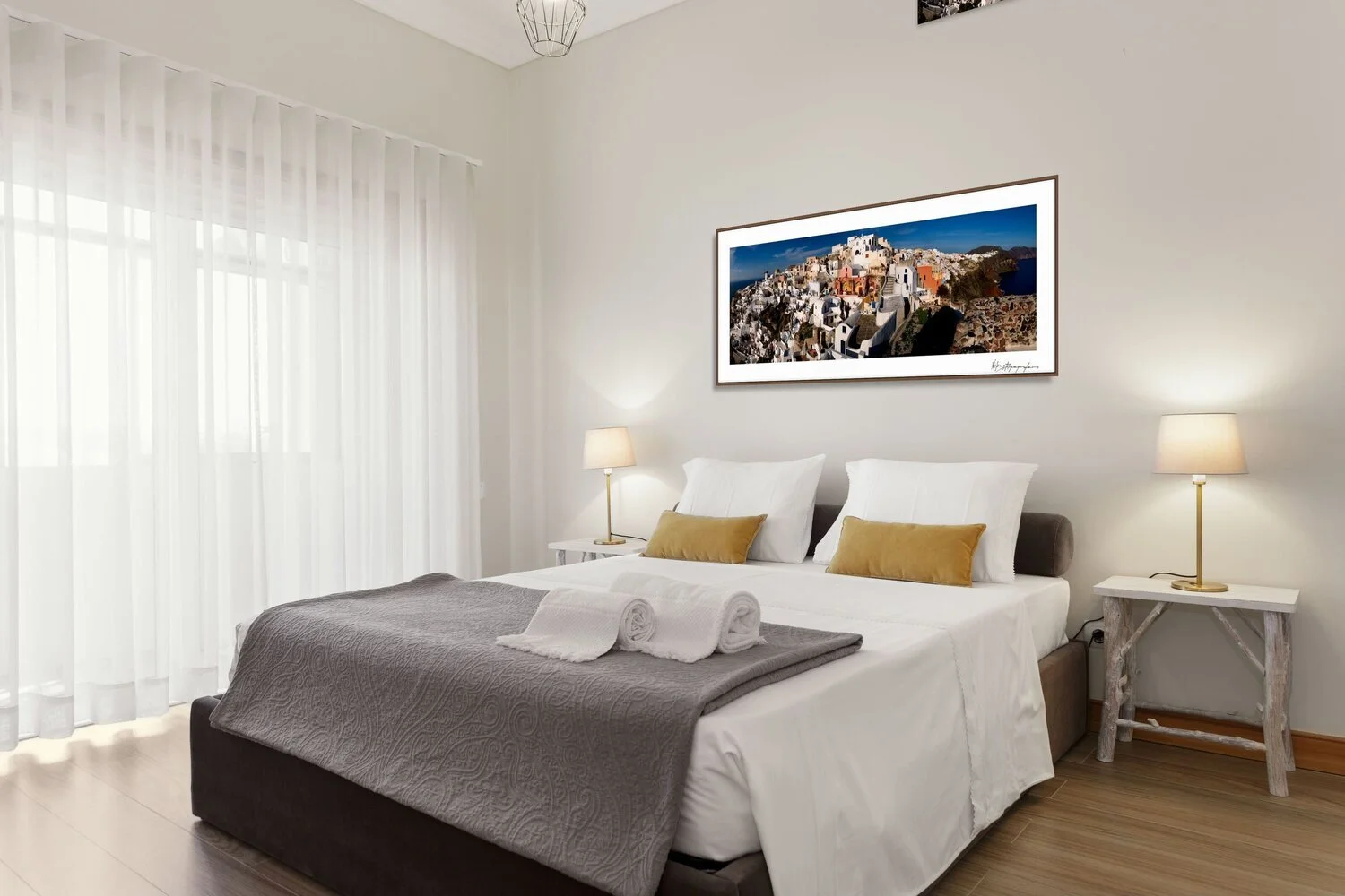 Santorini Greece wall art and art prints for sale in Oia Santorini.