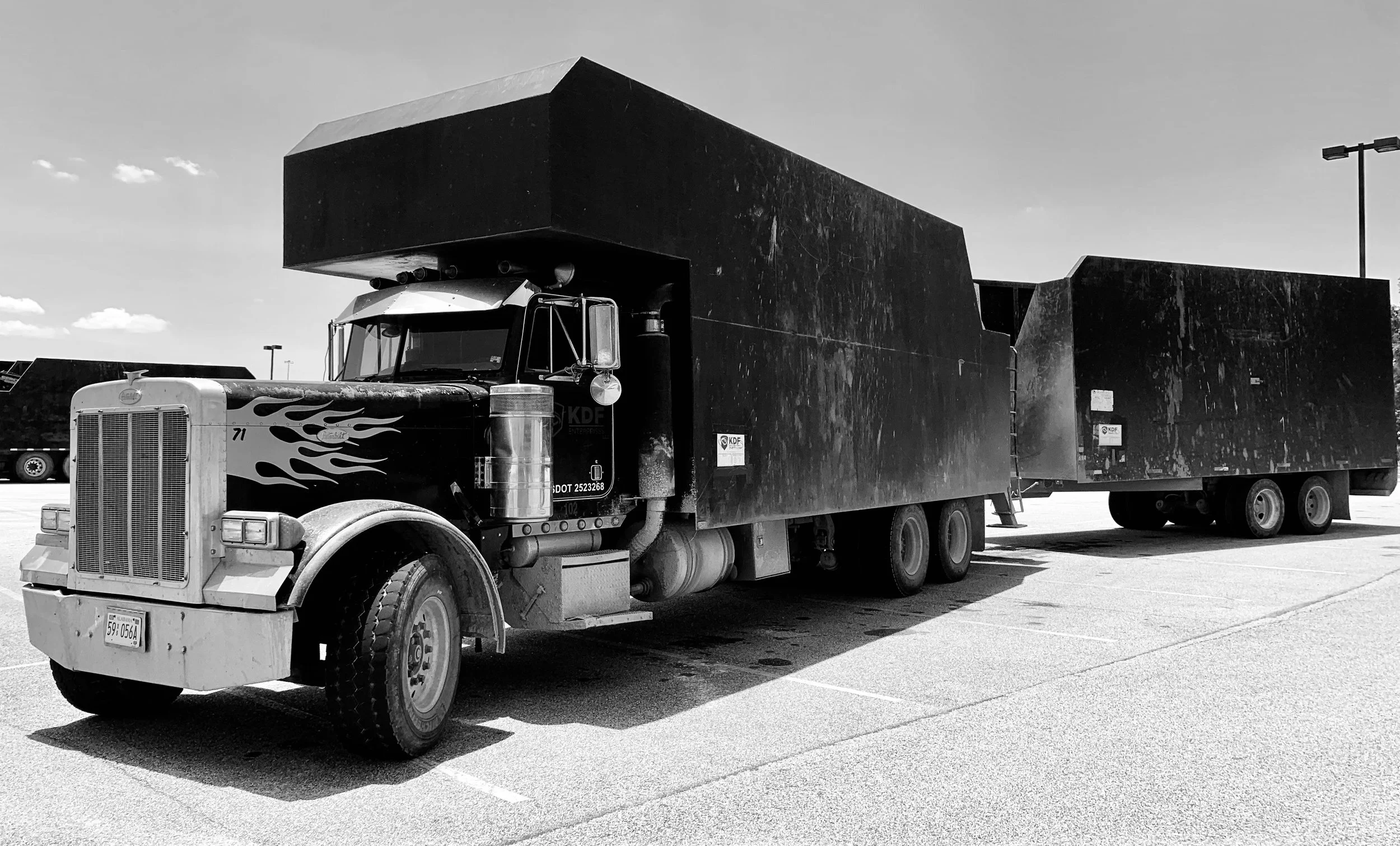 These Debris Cleanup Trucks Ran 24 Hours a Day at One Point