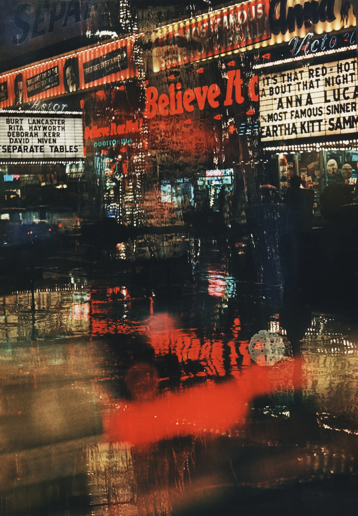 Theater Marquees, Broadway, 1954