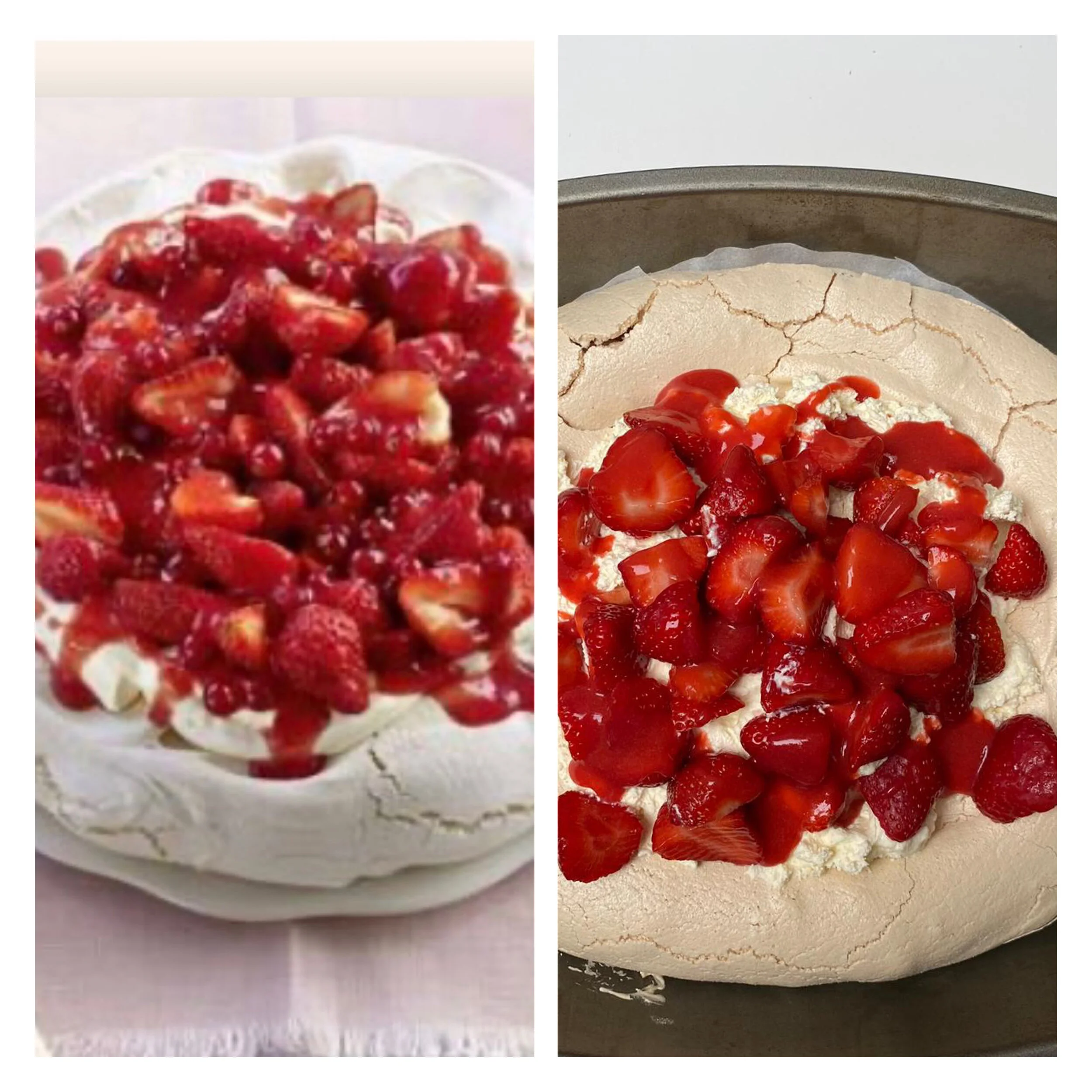 Strawberry Pavlova 