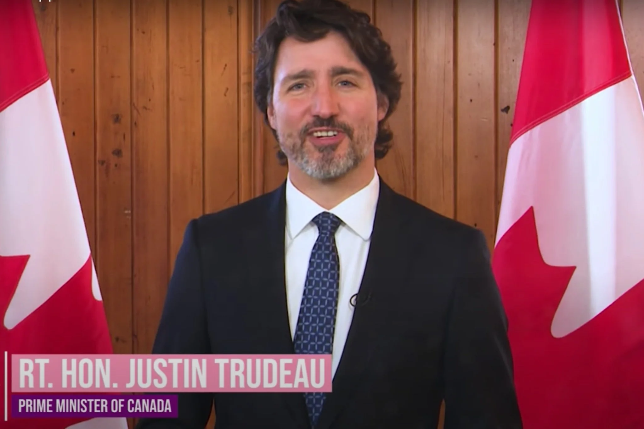 Canadian Prime Minister Justin Trudeau addresses Global Equality Caucus