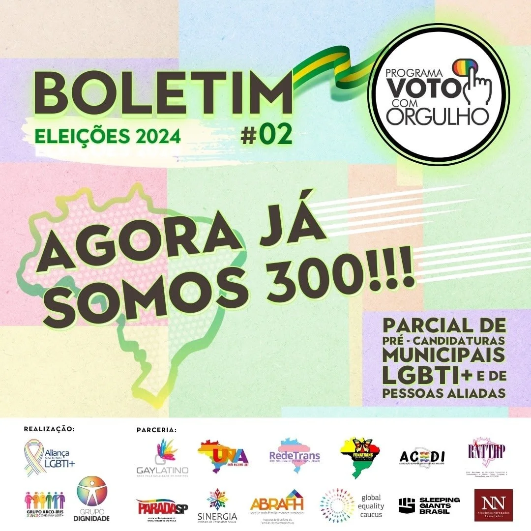 Comunicado - Boletín No. 02/2024 - Programa Vote Con Orgullo - Brasil