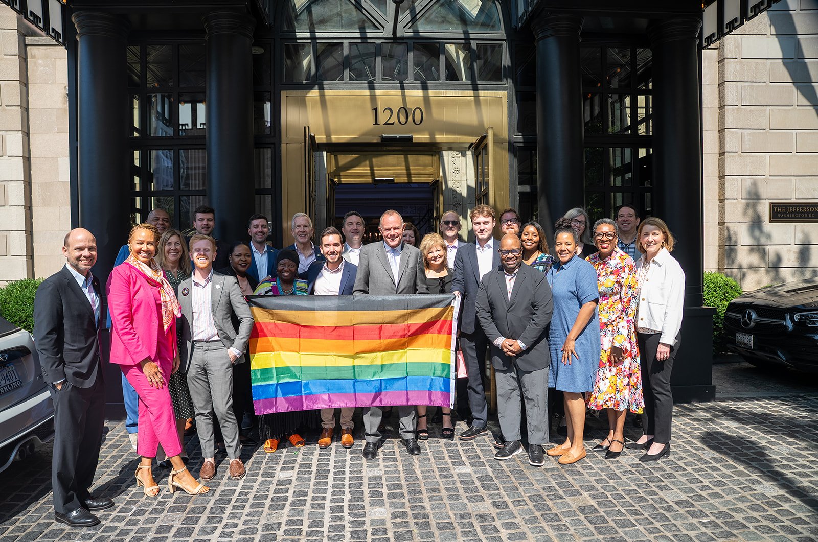 At @stantonchase.official’s Pride Breakfast on The Future of Inclusive Impact, our Chair @nickherbertcbe reflected on the growing global threats facing the LGBT+ community, while highlighting the vital role of Pride in maintaining visibility an