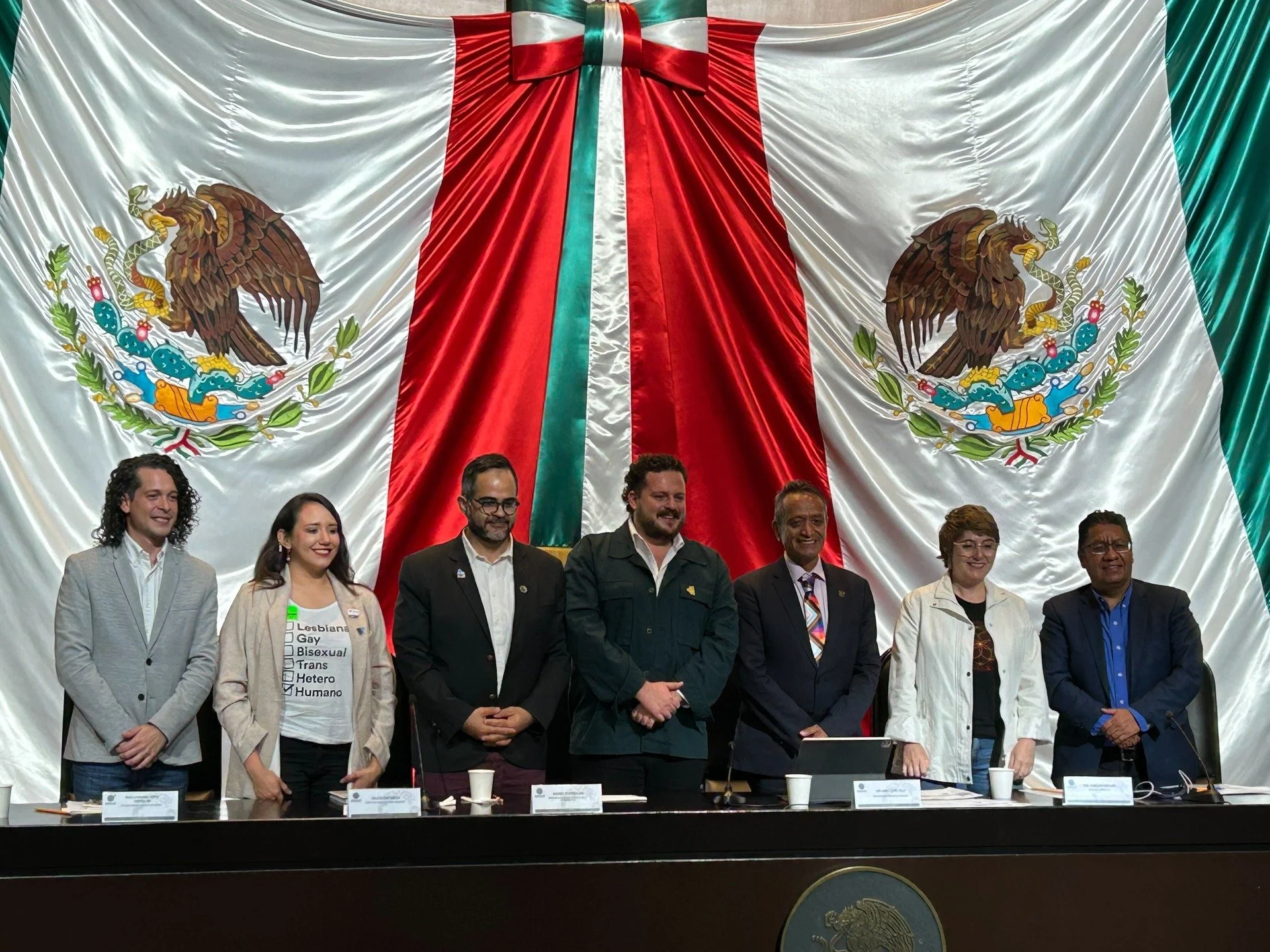 At the 6th Meeting of LGBTI Political Leadership in Mexico City, our Latin America & Caribbean Regional Officer joined GEC members Deputy @jaimelopezvela and Congresswoman @carogirabo, who lead their respective equality committees, for a panel at