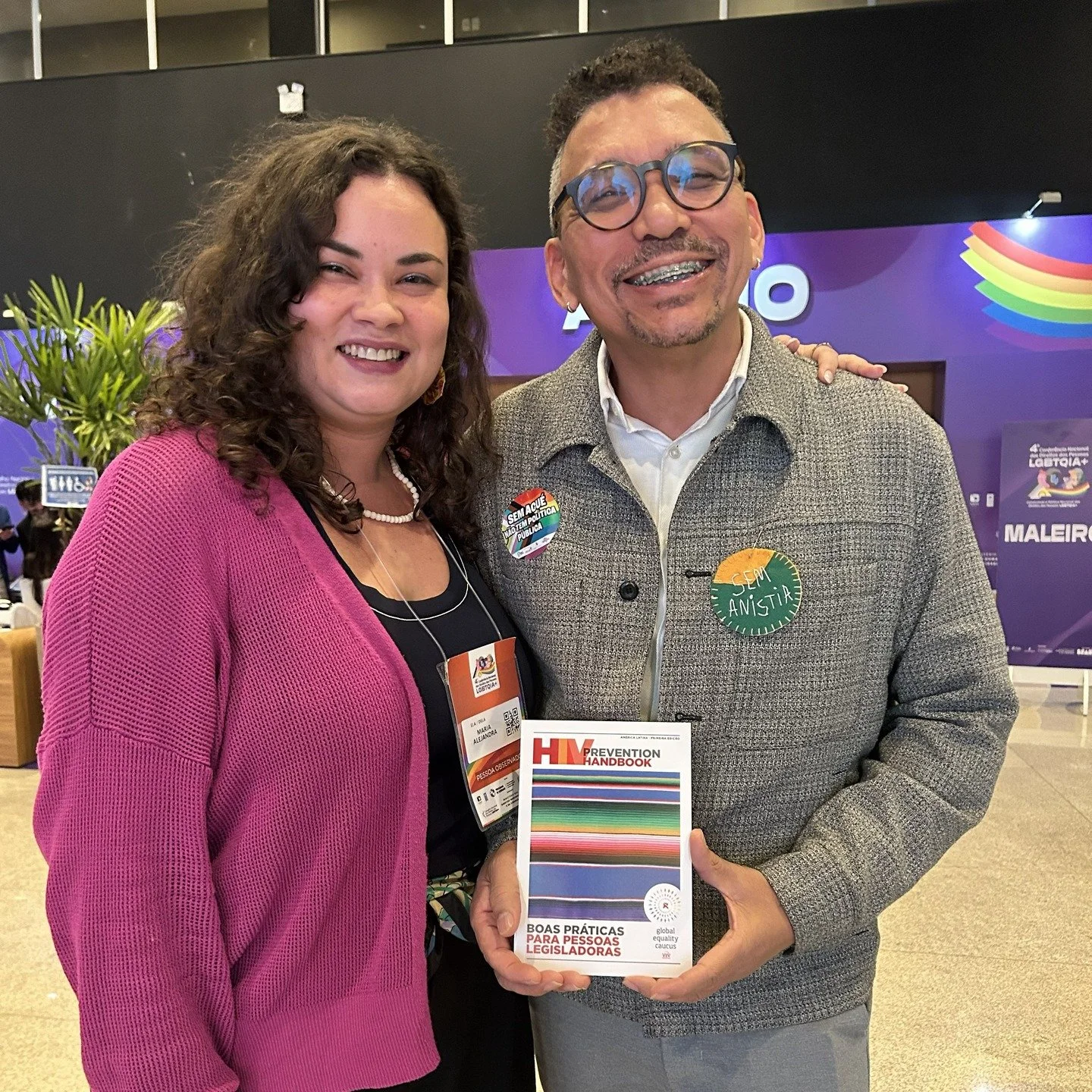 GEC had the pleasure of connecting with Claudio Nascimento, founder of @grupo_arco_iris, one of our long-standing partners and a leading voice for LGBT+ rights in Brazil. During our meeting, we shared our HIV Prevention Handbook: Best Practices for L