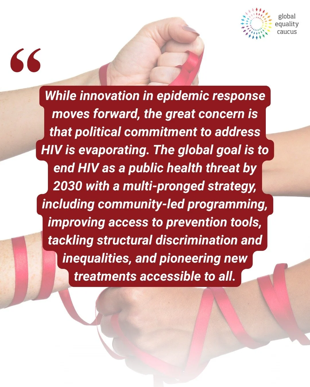 The global HIV response is at a critical turning point. Breakthroughs have brought us closer than ever to ending the epidemic, but funding cuts and political commitment to address HIV is evaporating, putting decades of progress at risk.

Authored by 